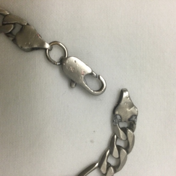 VINTAGE 925 Sterling Silver Unisex Bracelet ❤️ - Picture 7 of 8